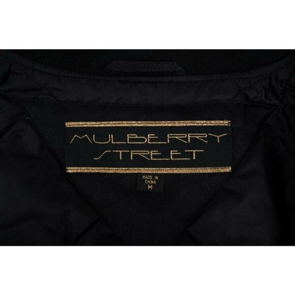 Vintage 80s Womens Bomber Jacket Mulberry Street M - Picture 6 of 6
